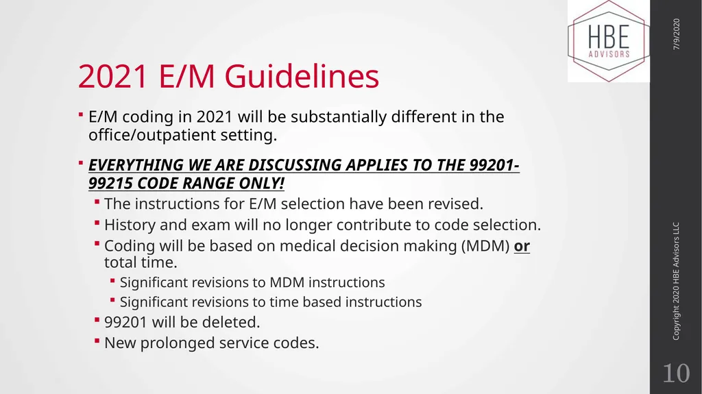 The Evolution of Evaluation and Management - slide 10 of 43