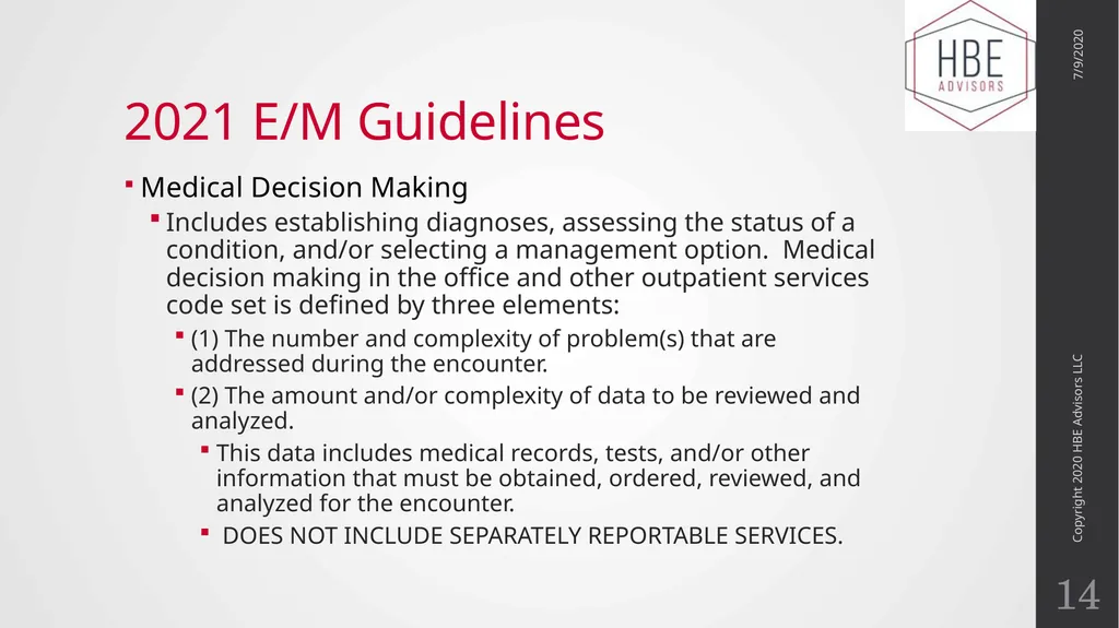 The Evolution of Evaluation and Management - slide 14 of 43