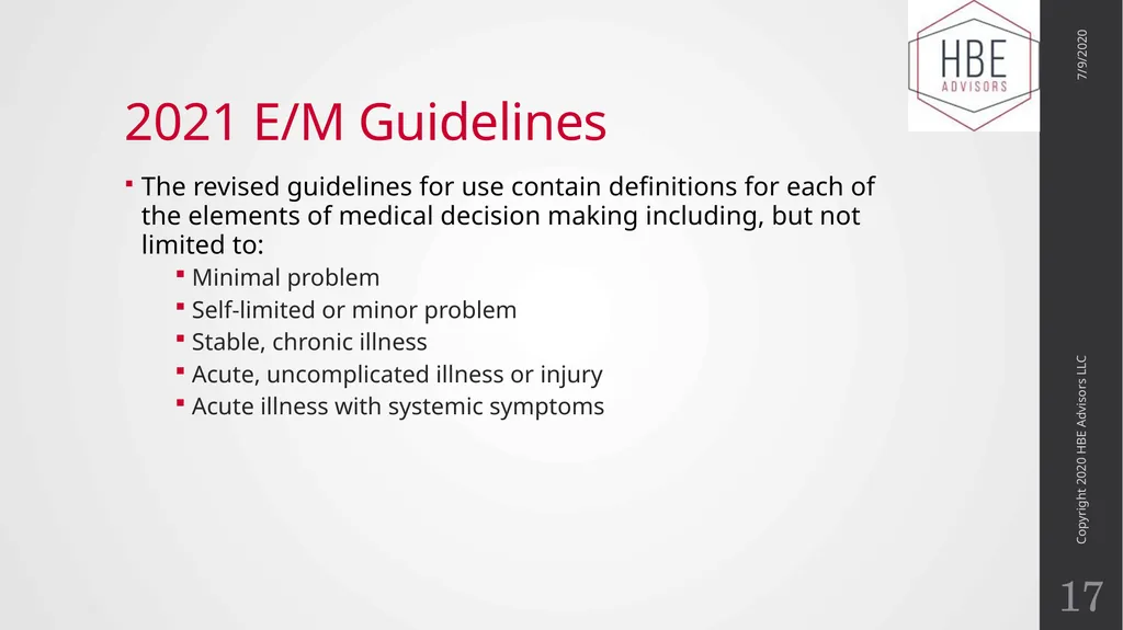 The Evolution of Evaluation and Management - slide 17 of 43