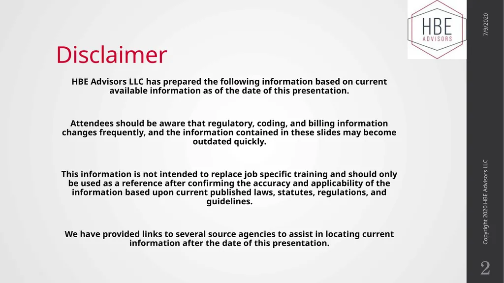 The Evolution of Evaluation and Management - slide 2 of 43