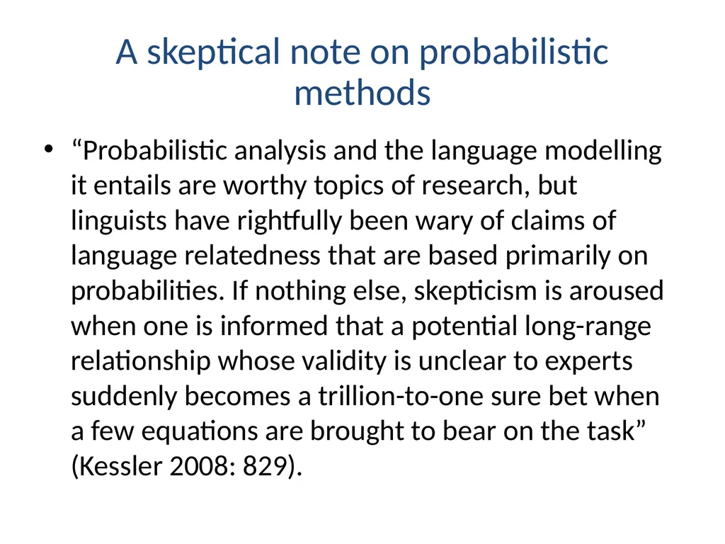 Recent ASJP discoveries Søren Wichmann Max Planck - slide 3 of 29