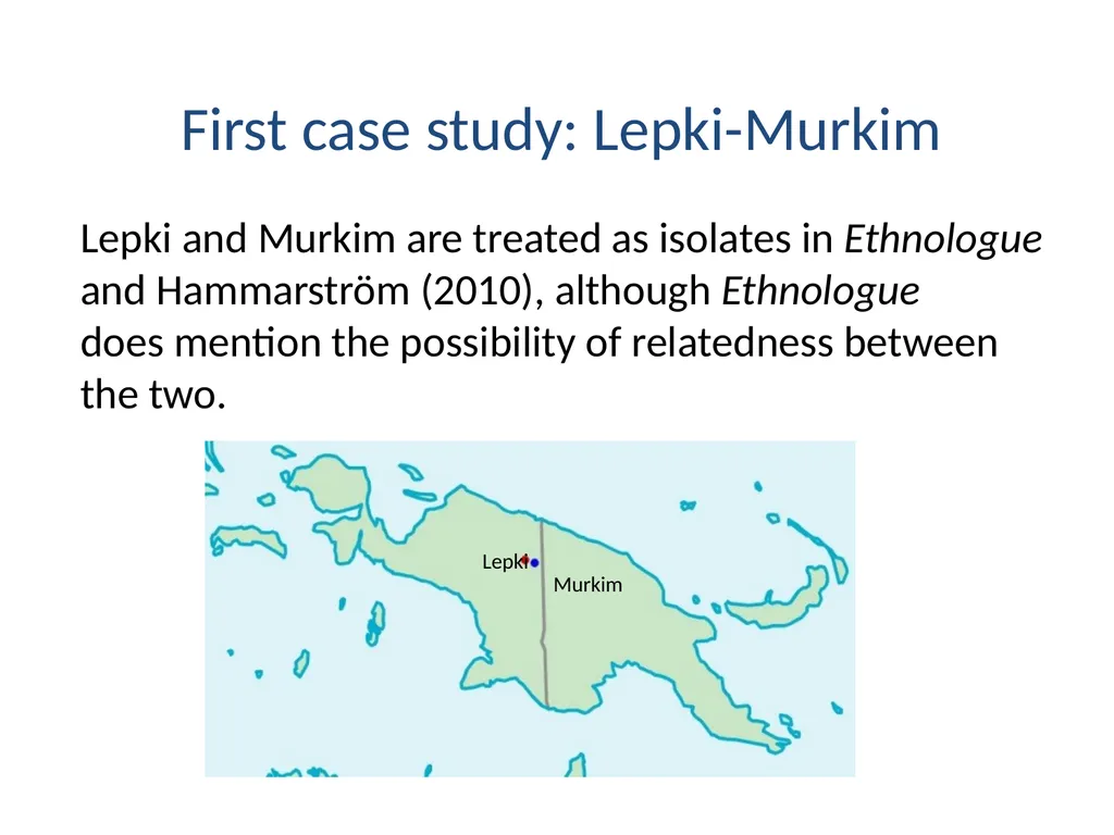 Recent ASJP discoveries Søren Wichmann Max Planck - slide 13 of 29