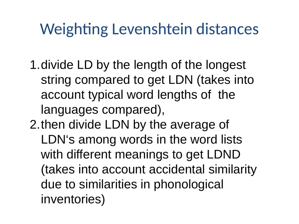 Recent ASJP discoveries Søren Wichmann Max Planck - slide 8 of 29