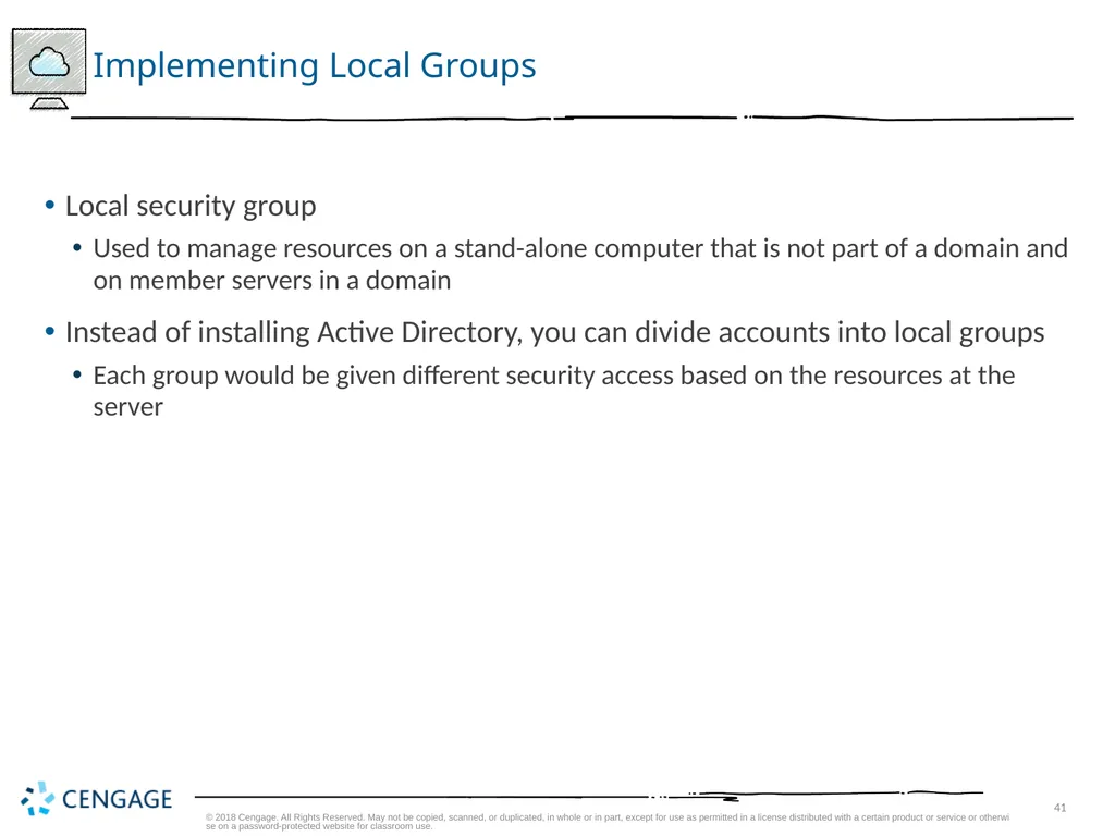 Hands-On Microsoft Windows Server 2016 2nd Edition - slide 41 of 51