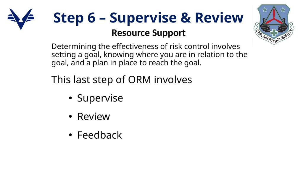 1 ADVANCED LEVEL OPERATIONAL RISK MANAGEMENT - slide 45 of 52