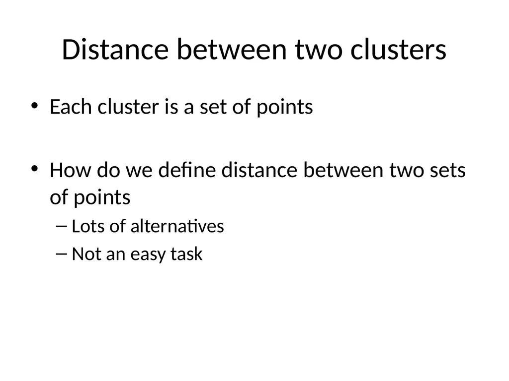 Hierarchical Clustering Hierarchical Clustering - slide 12 of 32