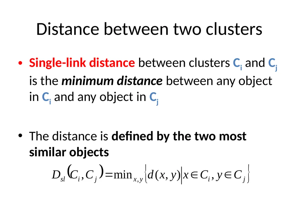 Hierarchical Clustering Hierarchical Clustering - slide 13 of 32
