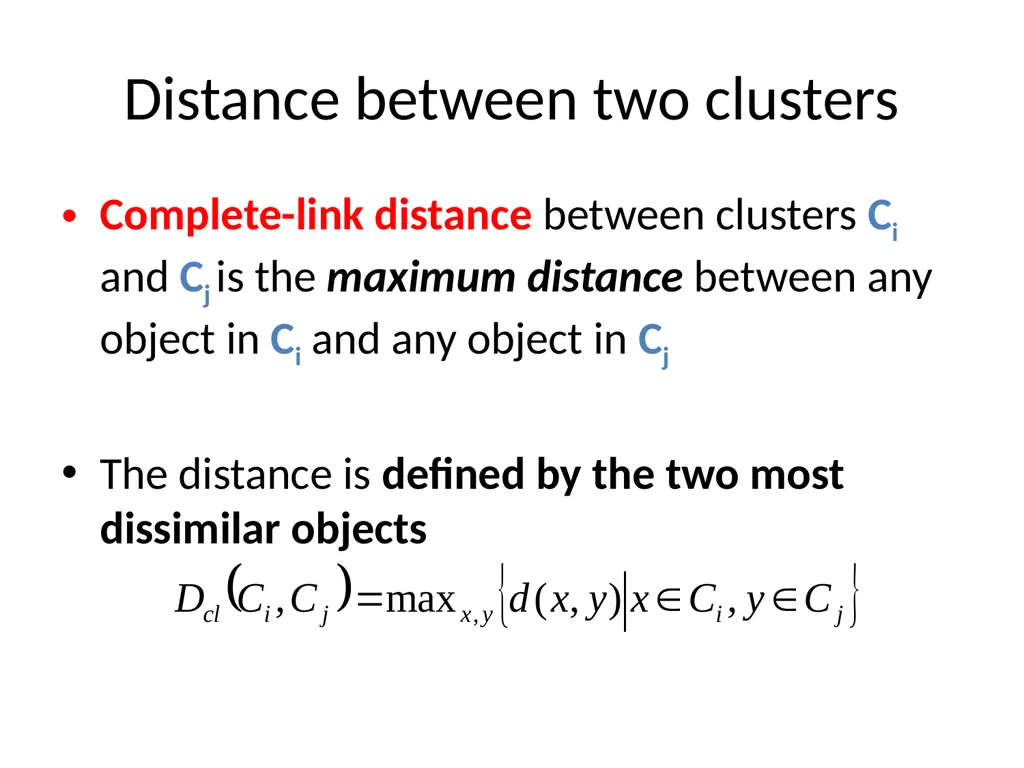 Hierarchical Clustering Hierarchical Clustering - slide 18 of 32