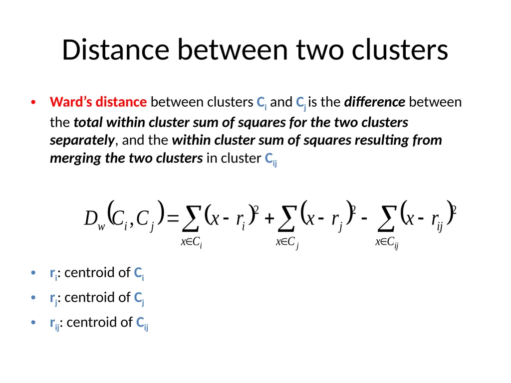Hierarchical Clustering Hierarchical Clustering - slide 28 of 32