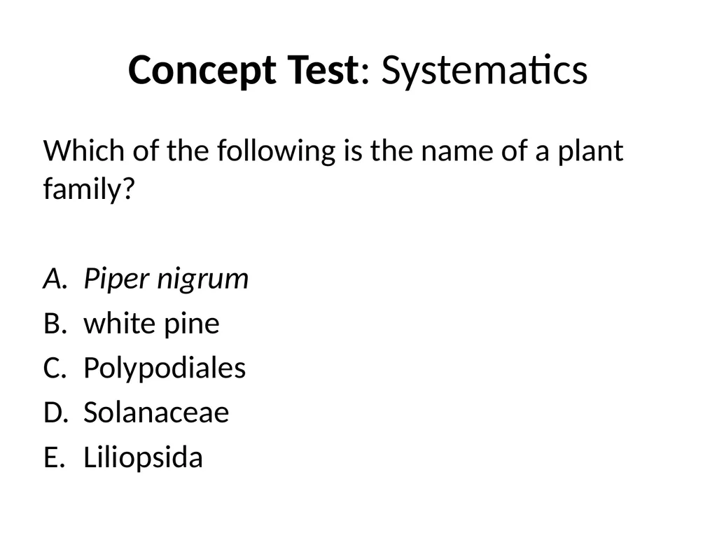 Chapter 8 concept test If this bonsai pine tree - slide 6 of 7