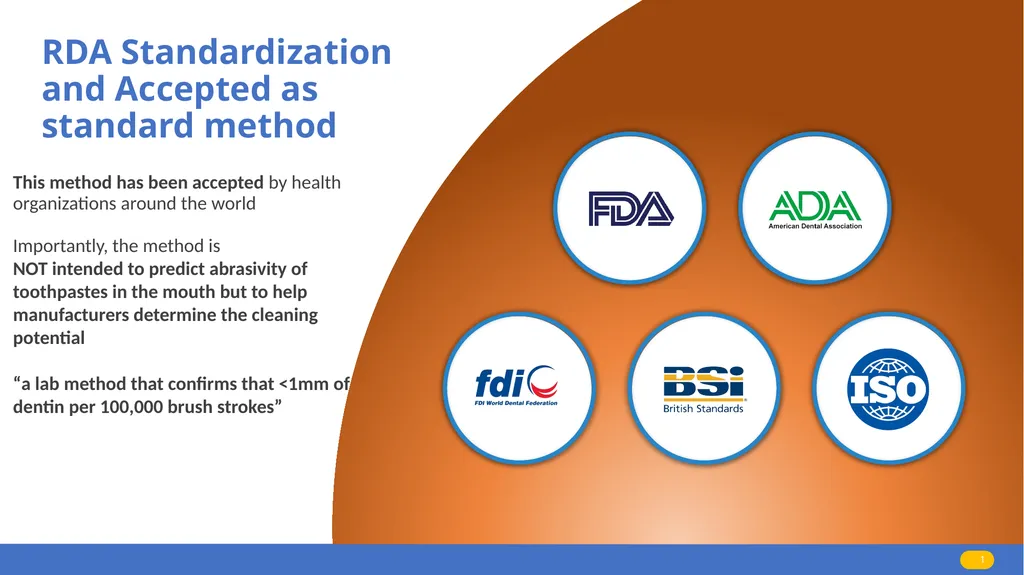 RDA Standardization and Accepted as standard - slide 1 of 2