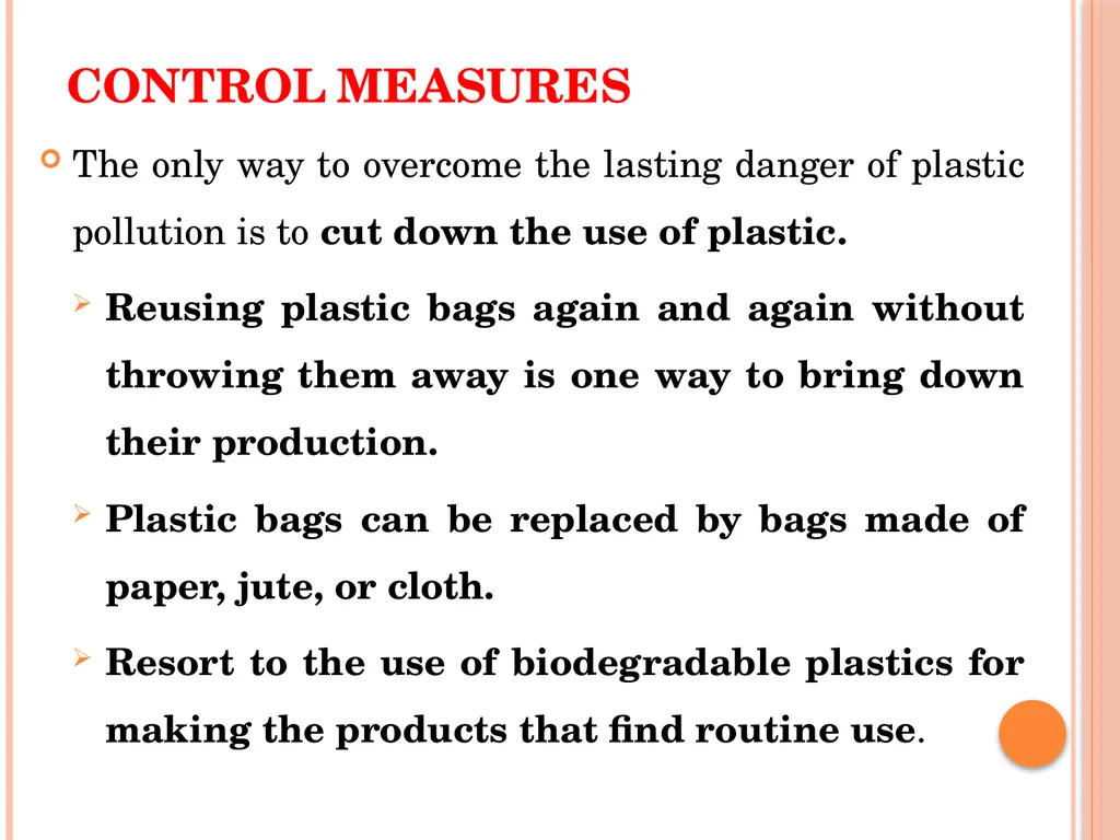 POLLUTION DUE TO PLASTICS : Plastic pollution - slide 5 of 19