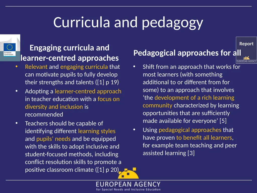European Agency for Special Needs and Inclusive - slide 10 of 15