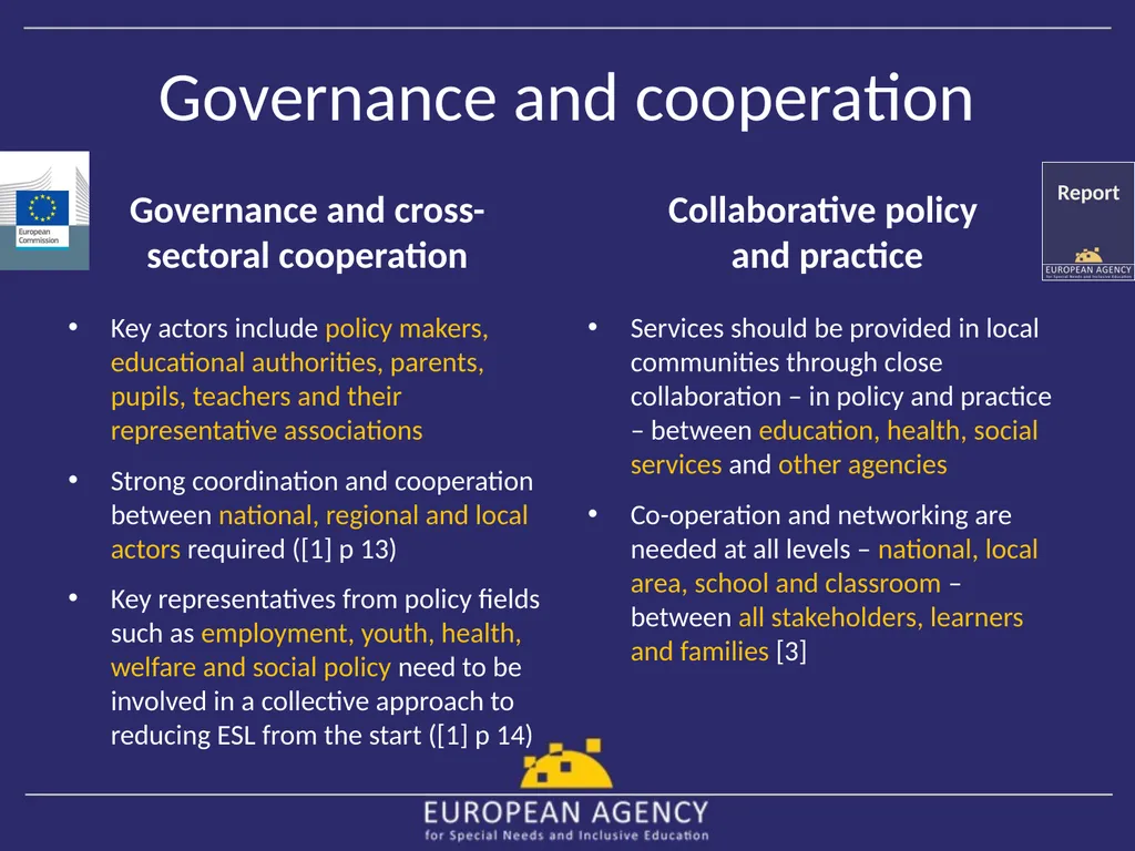 European Agency for Special Needs and Inclusive - slide 5 of 15