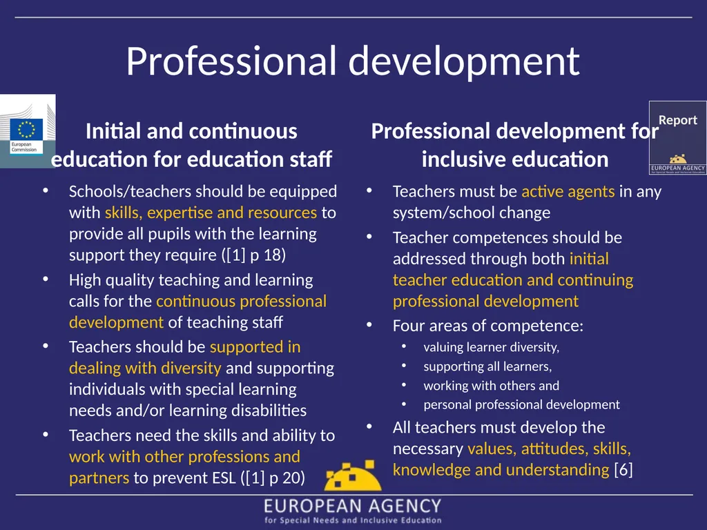 European Agency for Special Needs and Inclusive - slide 9 of 15