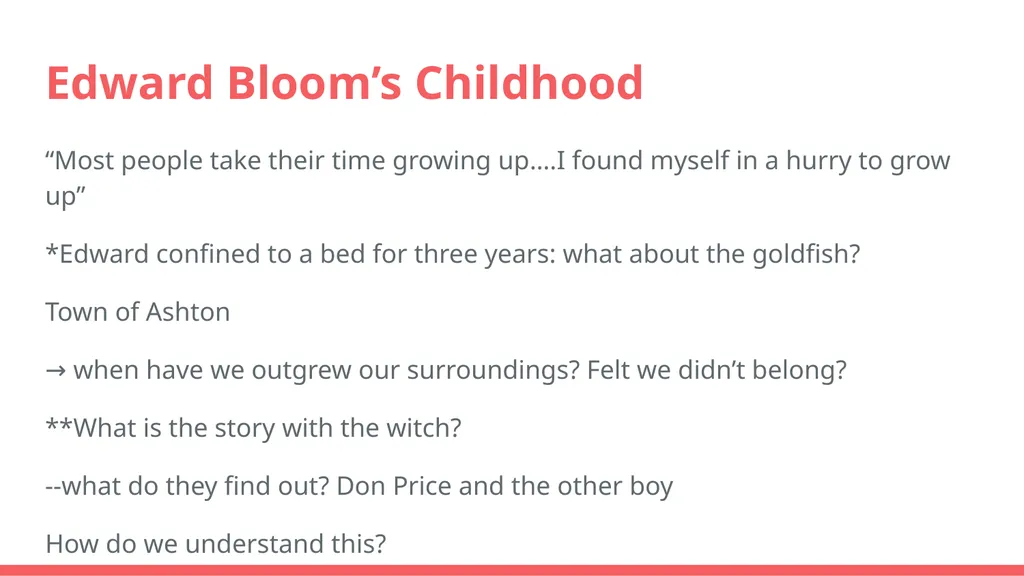 BIG FISH The Importance of Storytelling Big Fish - slide 6 of 16