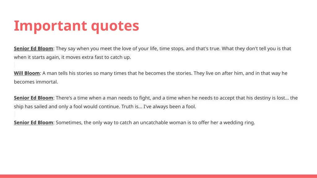 BIG FISH The Importance of Storytelling Big Fish - slide 10 of 16