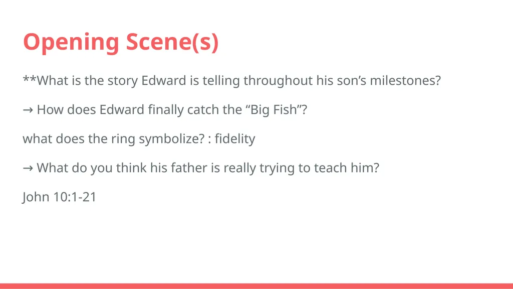 BIG FISH The Importance of Storytelling Big Fish - slide 5 of 16