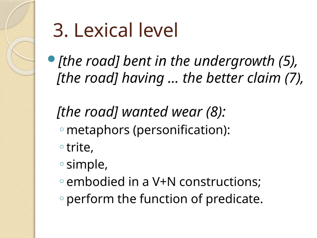 Graphical stylistic means Lecture 7 Graphical - slide 19 of 25