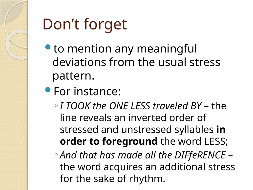 Graphical stylistic means Lecture 7 Graphical - slide 14 of 25