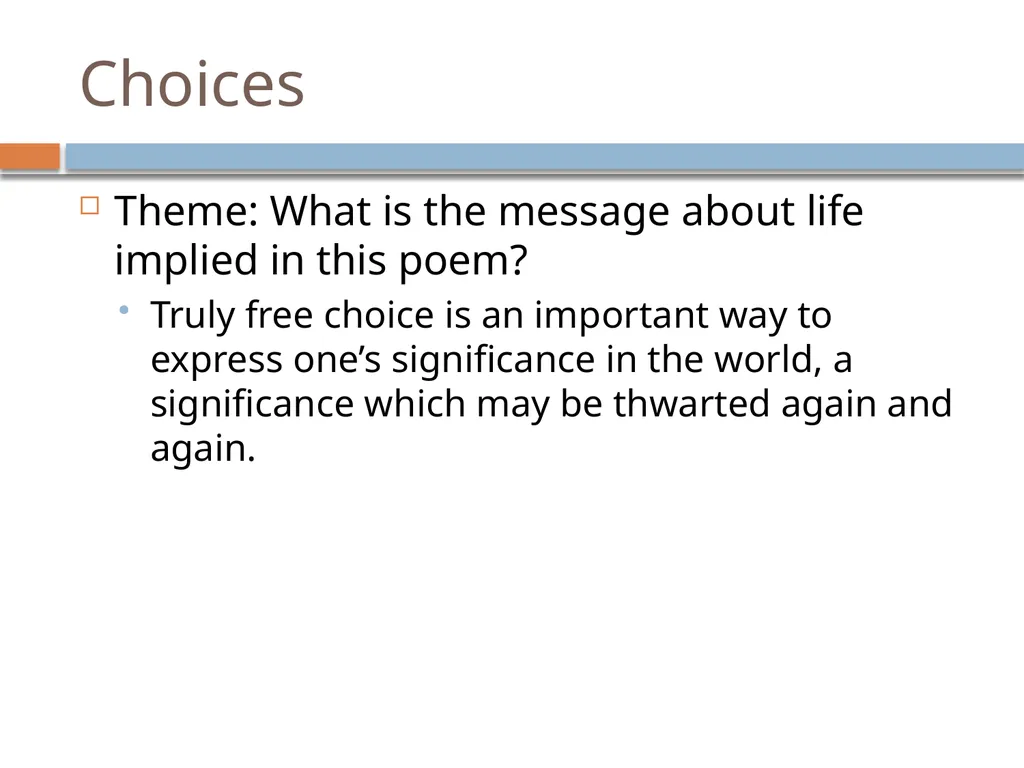7th Grade Springboard Activity 1.3: Choices and - slide 37 of 41
