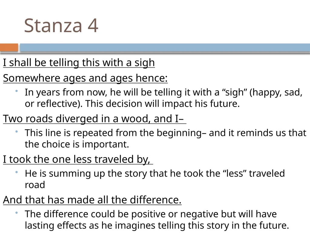 7th Grade Springboard Activity 1.3: Choices and - slide 22 of 41
