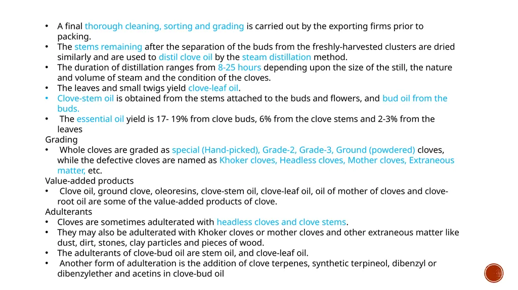 CLOVE GODI SUSMITHA CLOVE Scientific Name : - slide 15 of 15