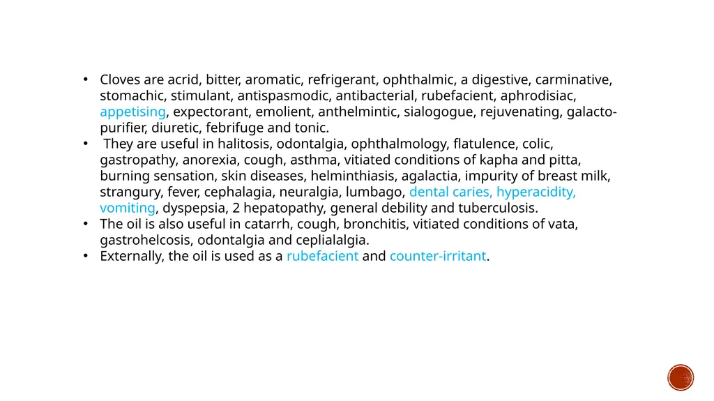 CLOVE GODI SUSMITHA CLOVE Scientific Name : - slide 3 of 15