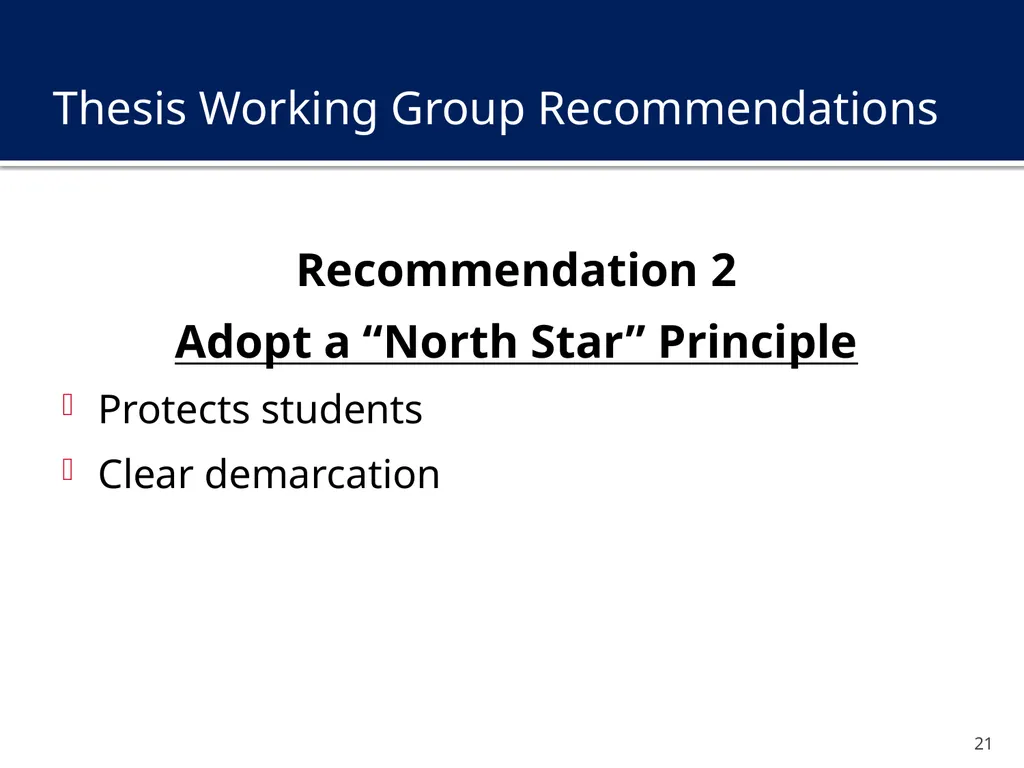 Transitions in Higher Education: Safeguarding the - slide 21 of 28