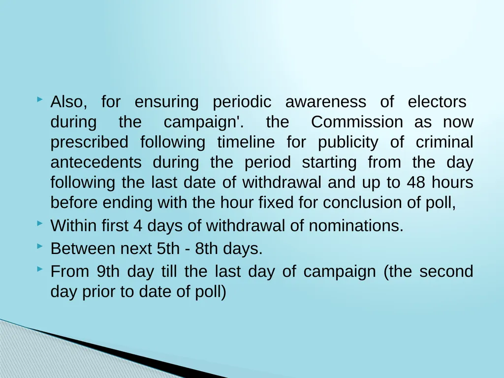 Instructions on Criminal Antecedents Amendments - slide 16 of 33