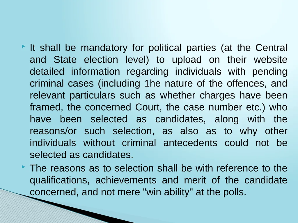 Instructions on Criminal Antecedents Amendments - slide 13 of 33