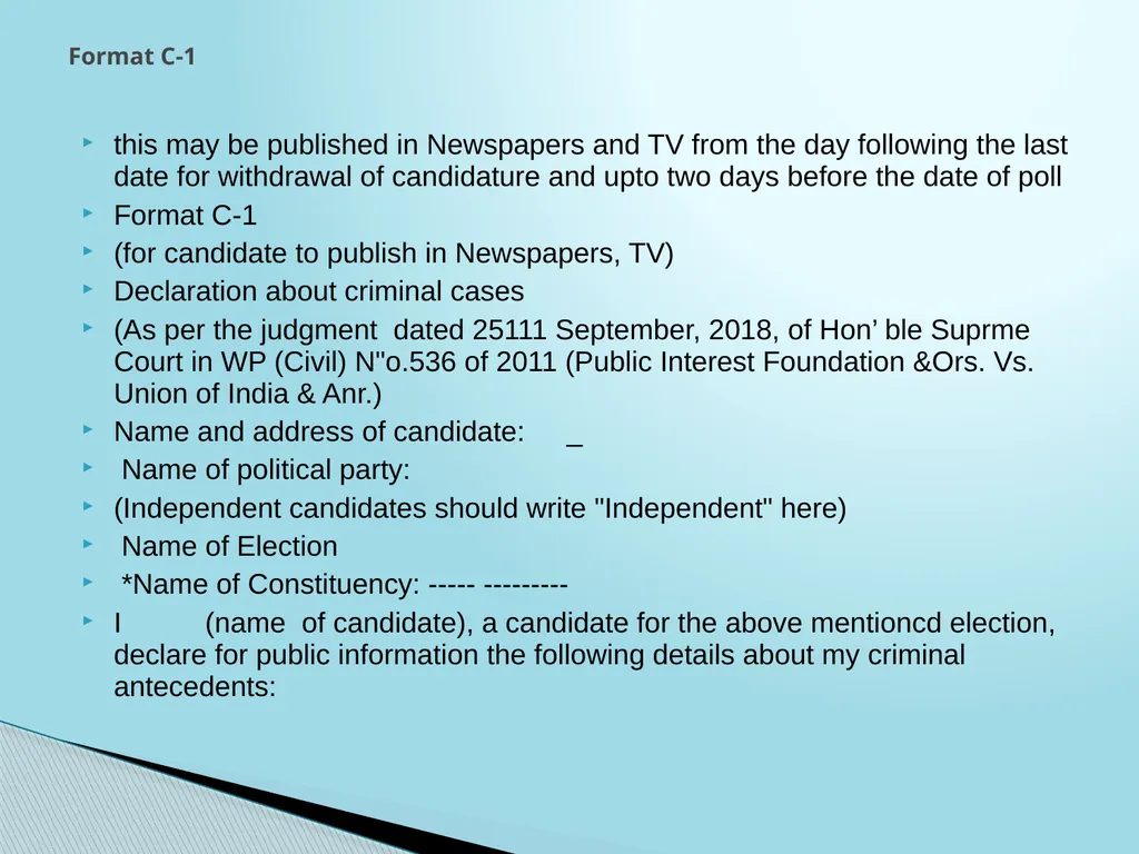 Instructions on Criminal Antecedents Amendments - slide 6 of 33