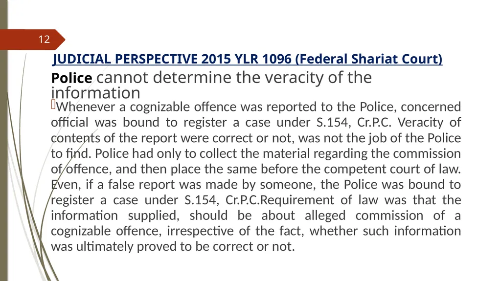 A DISCOURSE ON CROSS VERSION FIRS By Zia ur Rehman - slide 12 of 33