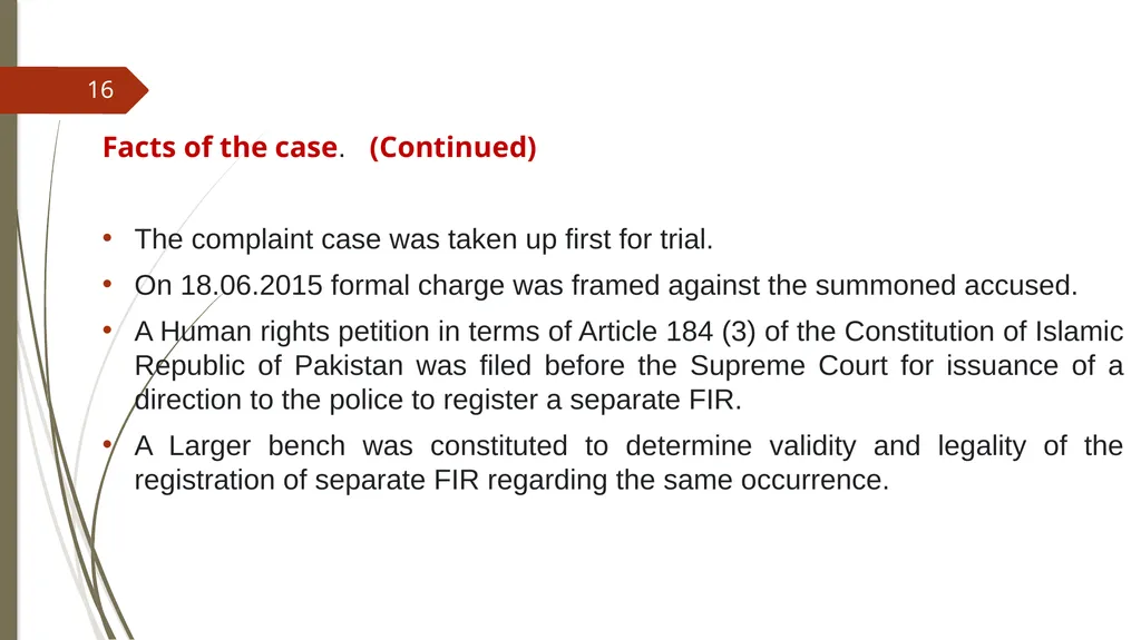 A DISCOURSE ON CROSS VERSION FIRS By Zia ur Rehman - slide 16 of 33