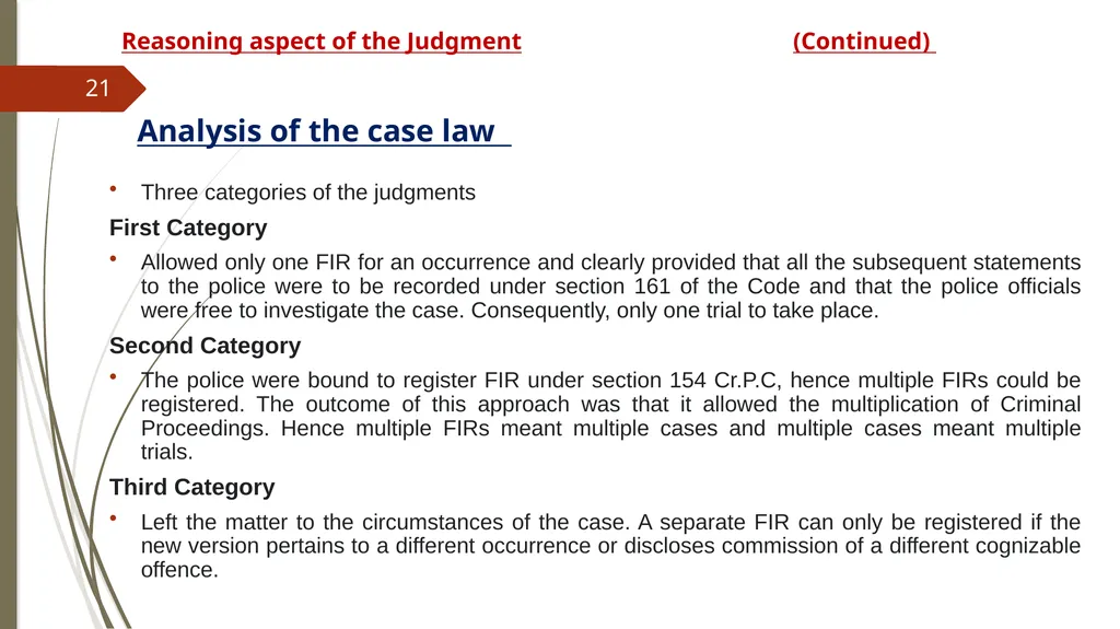 A DISCOURSE ON CROSS VERSION FIRS By Zia ur Rehman - slide 21 of 33
