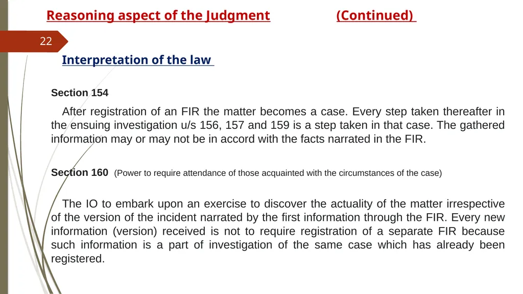 A DISCOURSE ON CROSS VERSION FIRS By Zia ur Rehman - slide 22 of 33