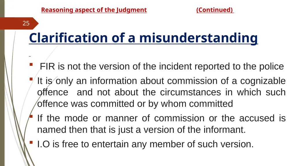 A DISCOURSE ON CROSS VERSION FIRS By Zia ur Rehman - slide 25 of 33