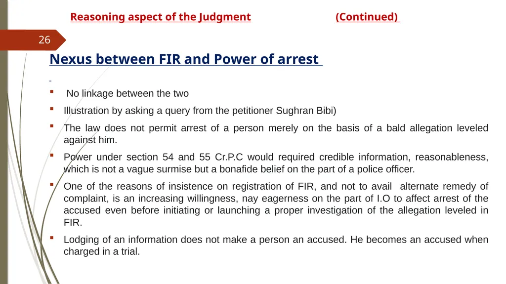 A DISCOURSE ON CROSS VERSION FIRS By Zia ur Rehman - slide 26 of 33