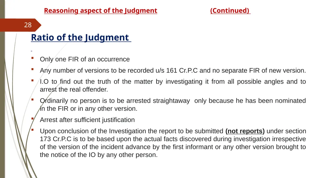 A DISCOURSE ON CROSS VERSION FIRS By Zia ur Rehman - slide 28 of 33
