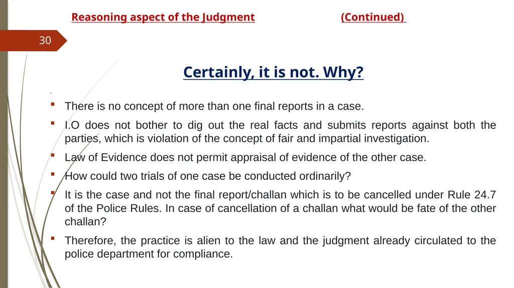 A DISCOURSE ON CROSS VERSION FIRS By Zia ur Rehman - slide 30 of 33