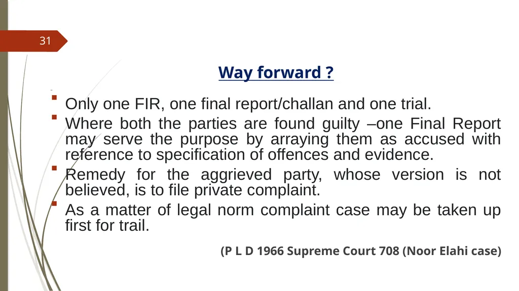 A DISCOURSE ON CROSS VERSION FIRS By Zia ur Rehman - slide 31 of 33