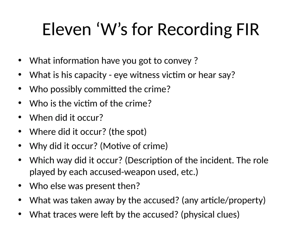 Role of the Police in Criminal Law Administration - slide 4 of 11