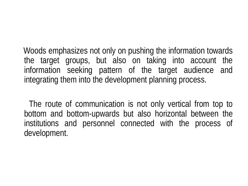 Woods Triangle of Development Support - slide 4 of 5