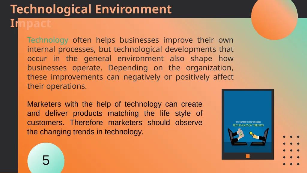 Technology and Nature Impact on Marketing - slide 5 of 12
