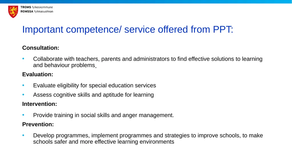 Effective Inclusive Education: Views from Norway - slide 9 of 15
