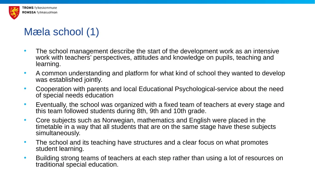 Effective Inclusive Education: Views from Norway - slide 13 of 15