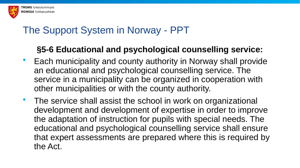 Effective Inclusive Education: Views from Norway - slide 8 of 15
