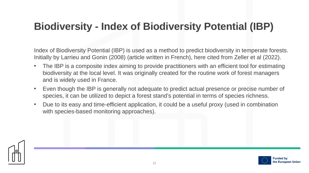 Estimation of key ecosystem services in the - slide 11 of 29