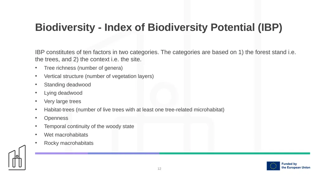Estimation of key ecosystem services in the - slide 12 of 29