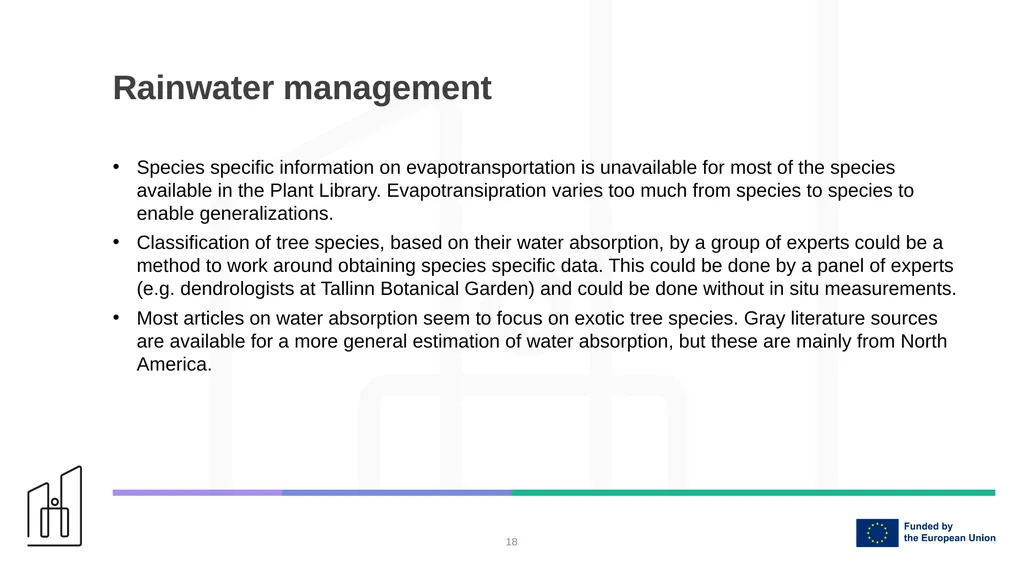 Estimation of key ecosystem services in the - slide 18 of 29